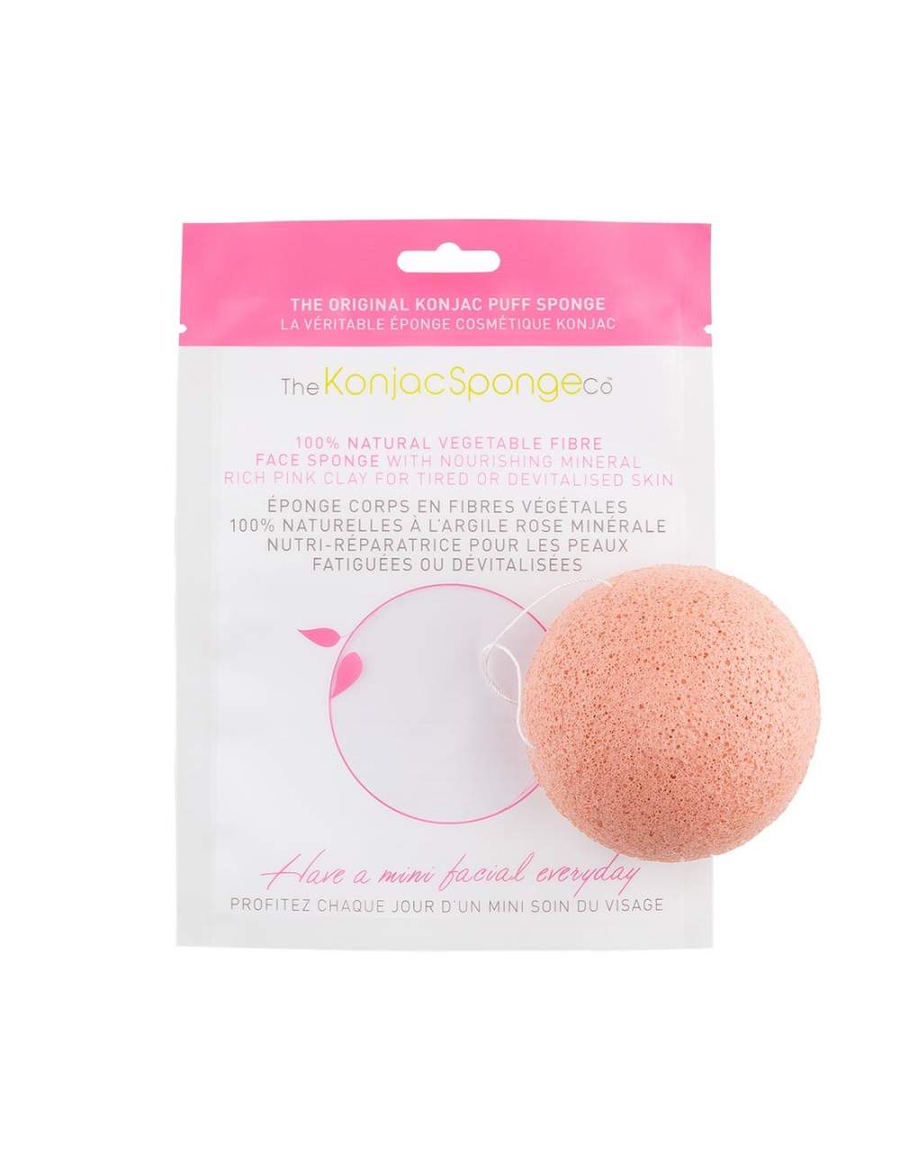 Esponja Konjac Facial Natural de Arcilla Rosa. The Konjac Sponge Esponja Konjac Facial Natural de Arcilla Rosa. The Konjac Sponge