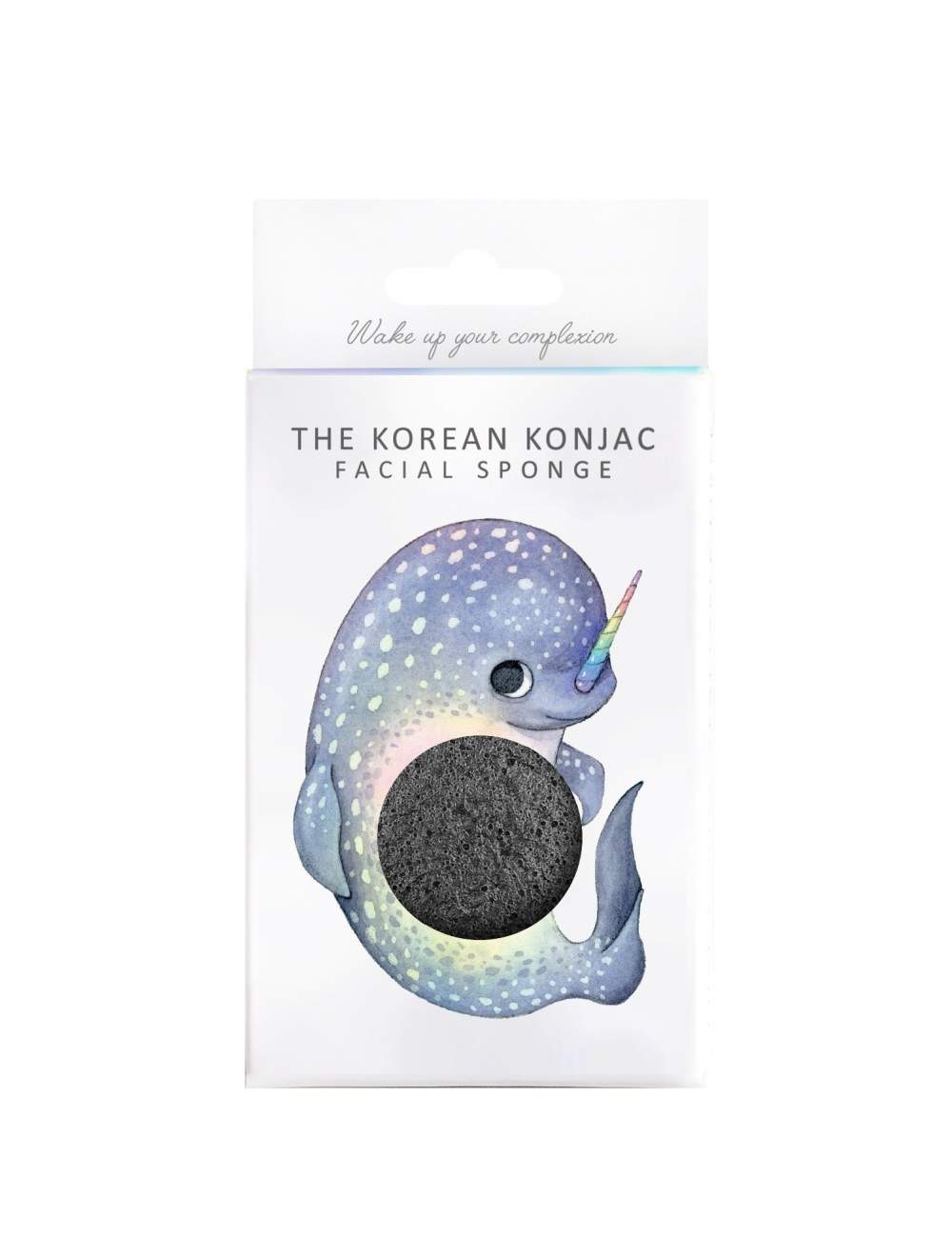 Éponge Faciale Naturelle Konjac de Charbon de Bambou. Mythical Narwhal. The Konjac Sponge Company. Éponge Faciale Naturelle Konjac de Charbon de Bambou. Mythical Narwhal. The Konjac Sponge Company.
