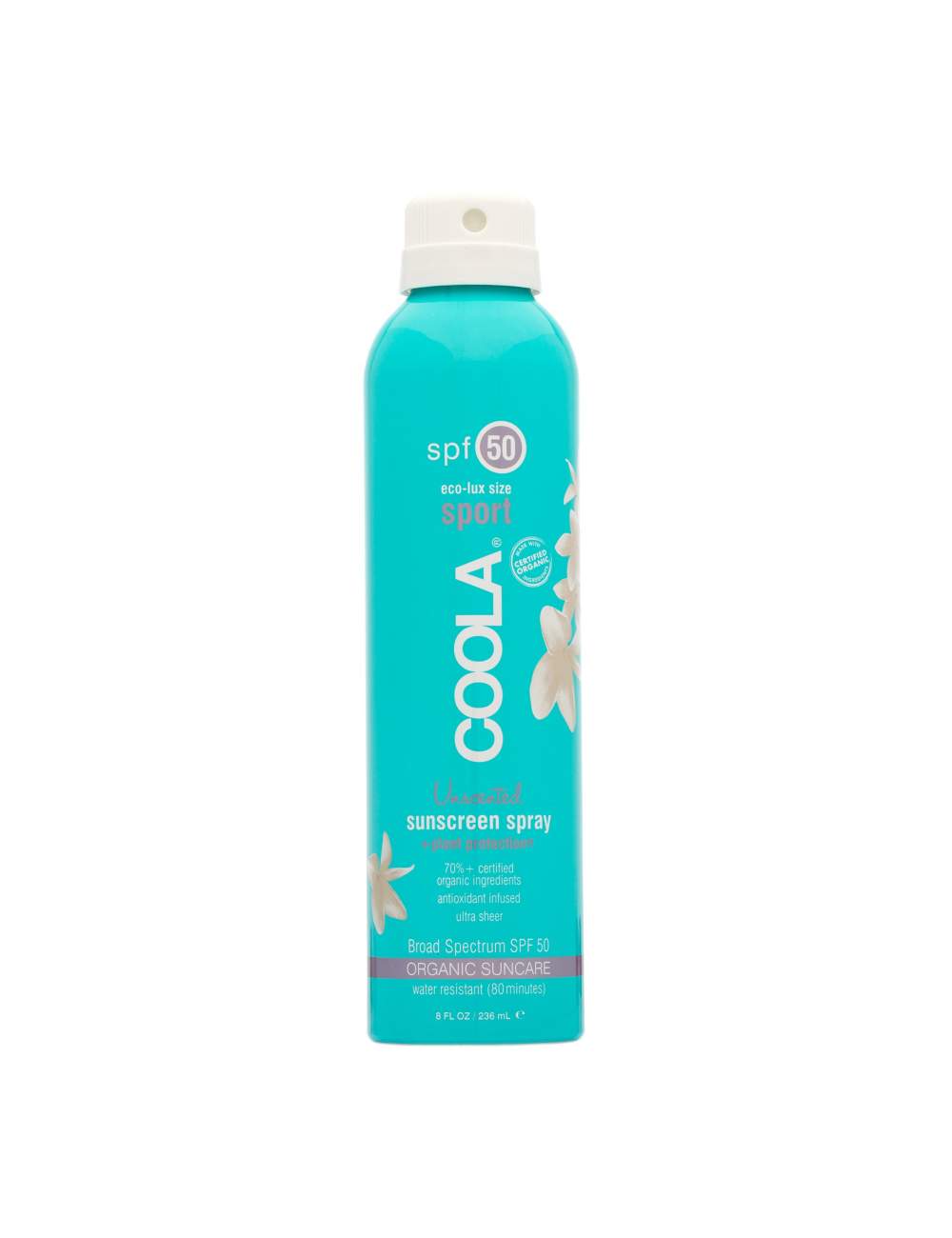 Crema de Protección Solar Corporal Orgánica SPF 50 en Spray Unscented. Sport Continuous. Coola Crema de Protección Solar Corporal Orgánica SPF 50 en Spray Unscented. Sport Continuous. Coola
