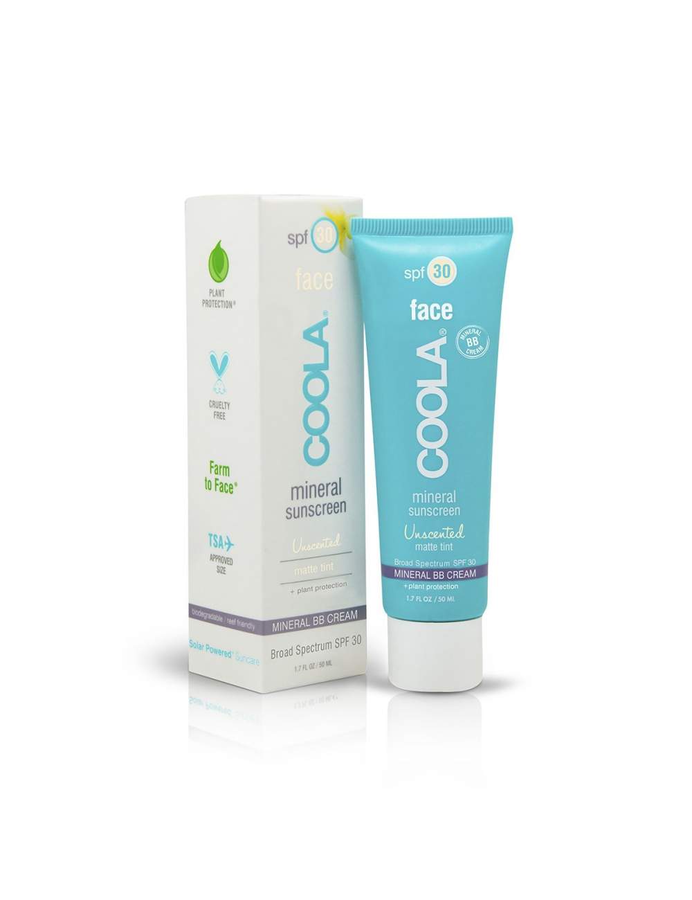 Crème de Protection Solaire Faciale Organique SPF 30 avec de la Couleur Inodore. Mineral. Coola. Crème de Protection Solaire Faciale Organique SPF 30 avec de la Couleur Inodore. Mineral. Coola.