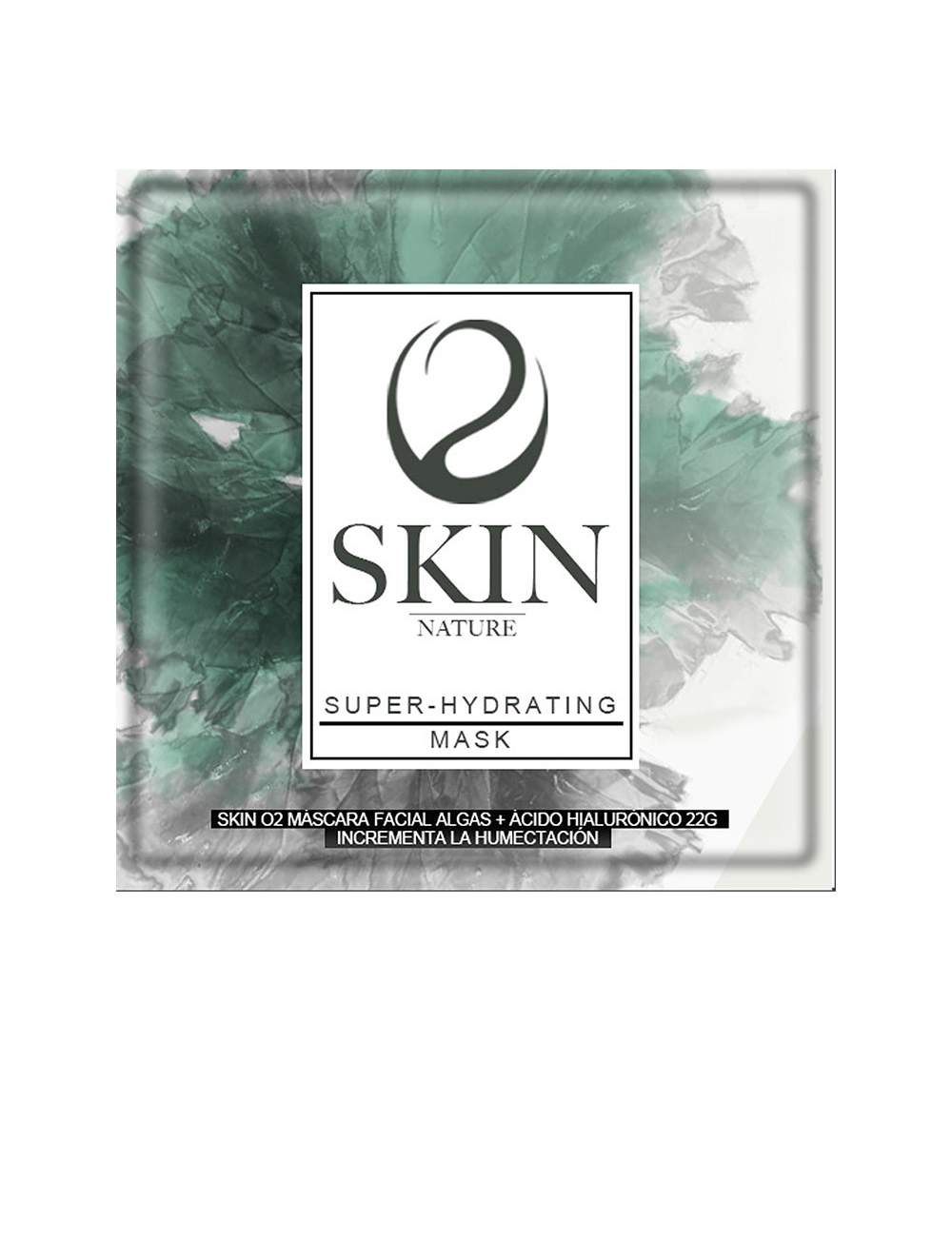Mascarilla Facial Natural Hidratante con Extracto de Algas y Ácido Hialurónico. Skin O2 Mascarilla Facial Natural Hidratante con Extracto de Algas y Ácido Hialurónico. Skin O2