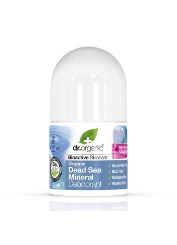 Desodorante Bio de Sales Minerales del Mar Muerto. Dr. Organic