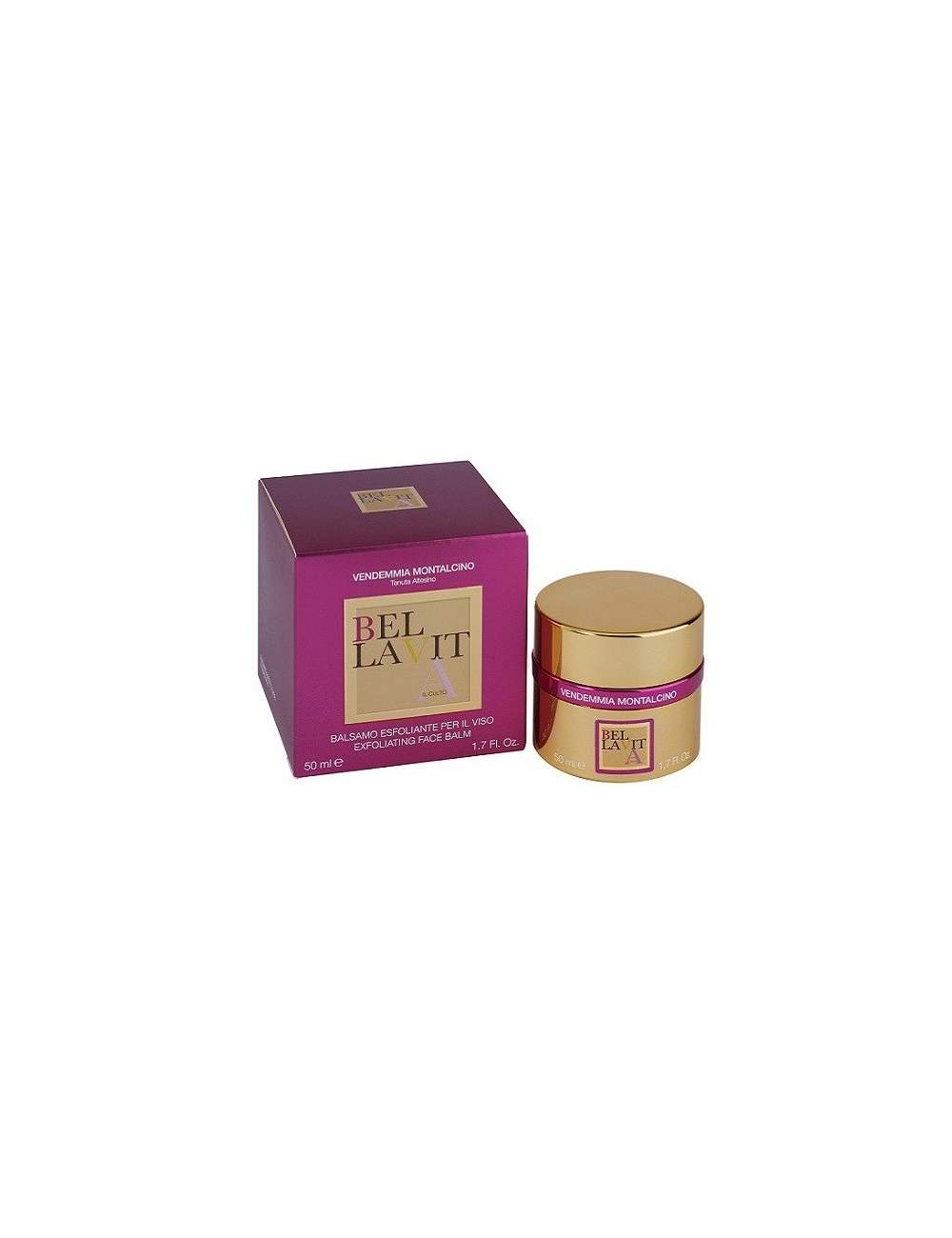 Bálsamo Facial Exfoliante Natural de Uva, Cosecha de Montalcino. Bella Vita Bálsamo Facial Exfoliante Natural de Uva, Cosecha de Montalcino. Bella Vita