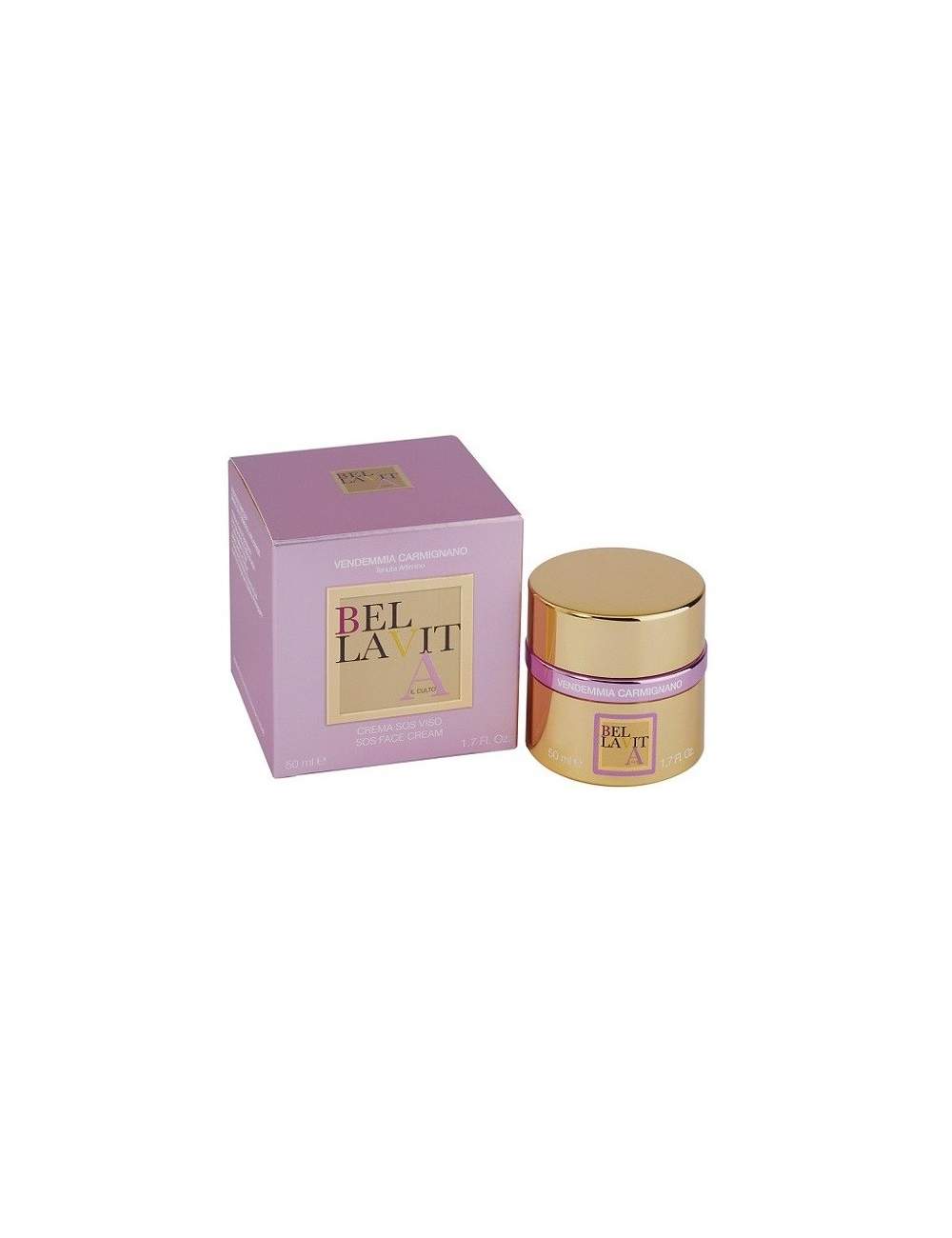 Crema Facial Reparadora SOS Natural de Uva, Cosecha de Carmignano. Bella Vita Crema Facial Reparadora SOS Natural de Uva, Cosecha de Carmignano. Bella Vita