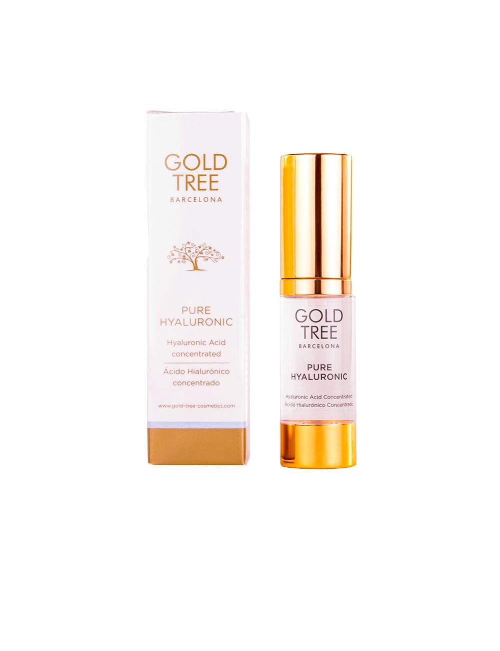 Sérum Facial Natural de Ácido Hialurónico Puro. Gold Tree Barcelona Sérum Facial Natural de Ácido Hialurónico Puro. Gold Tree Barcelona