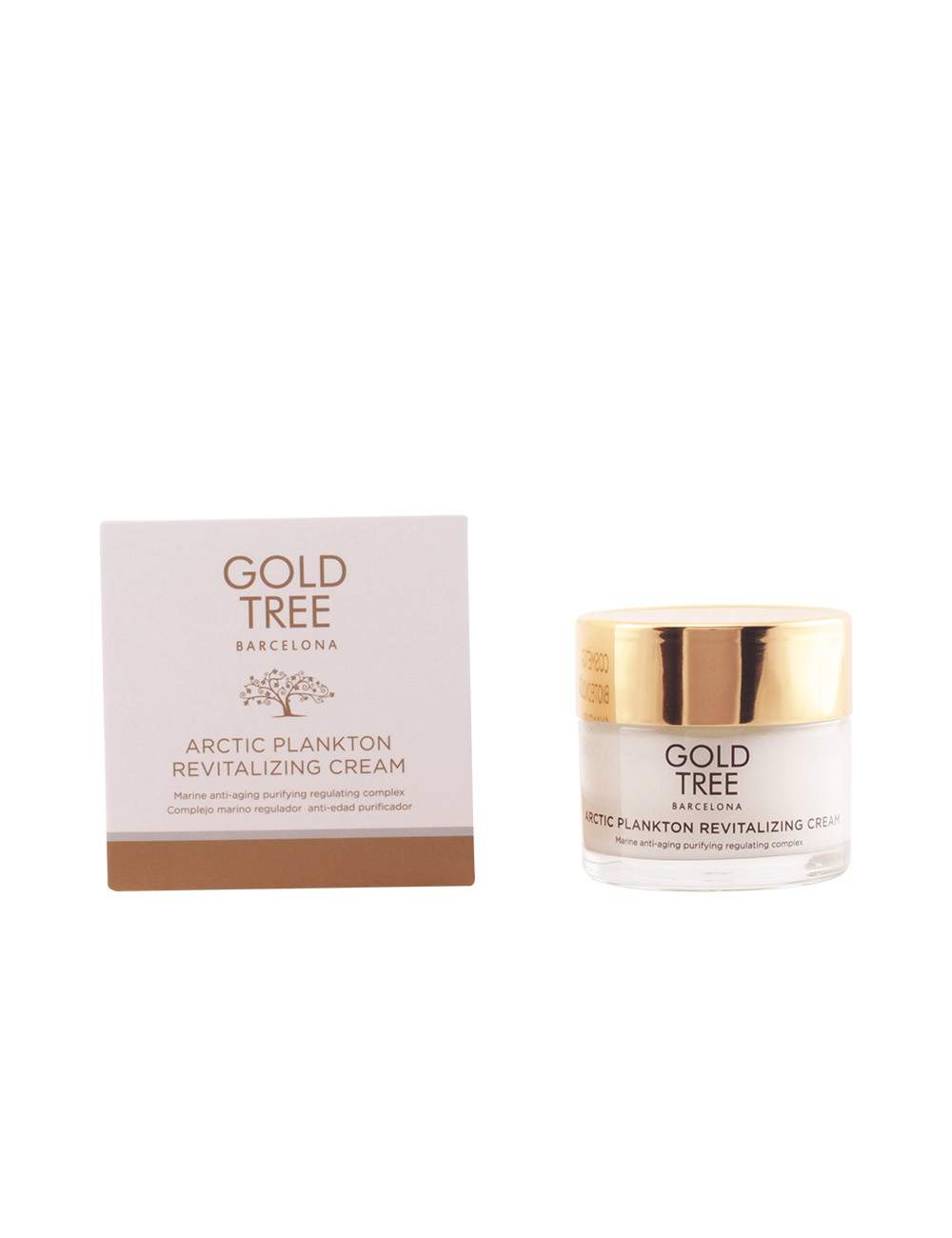 Crema Facial Revitalizante Natural con Plankton Marino. Gold Tree Barcelona