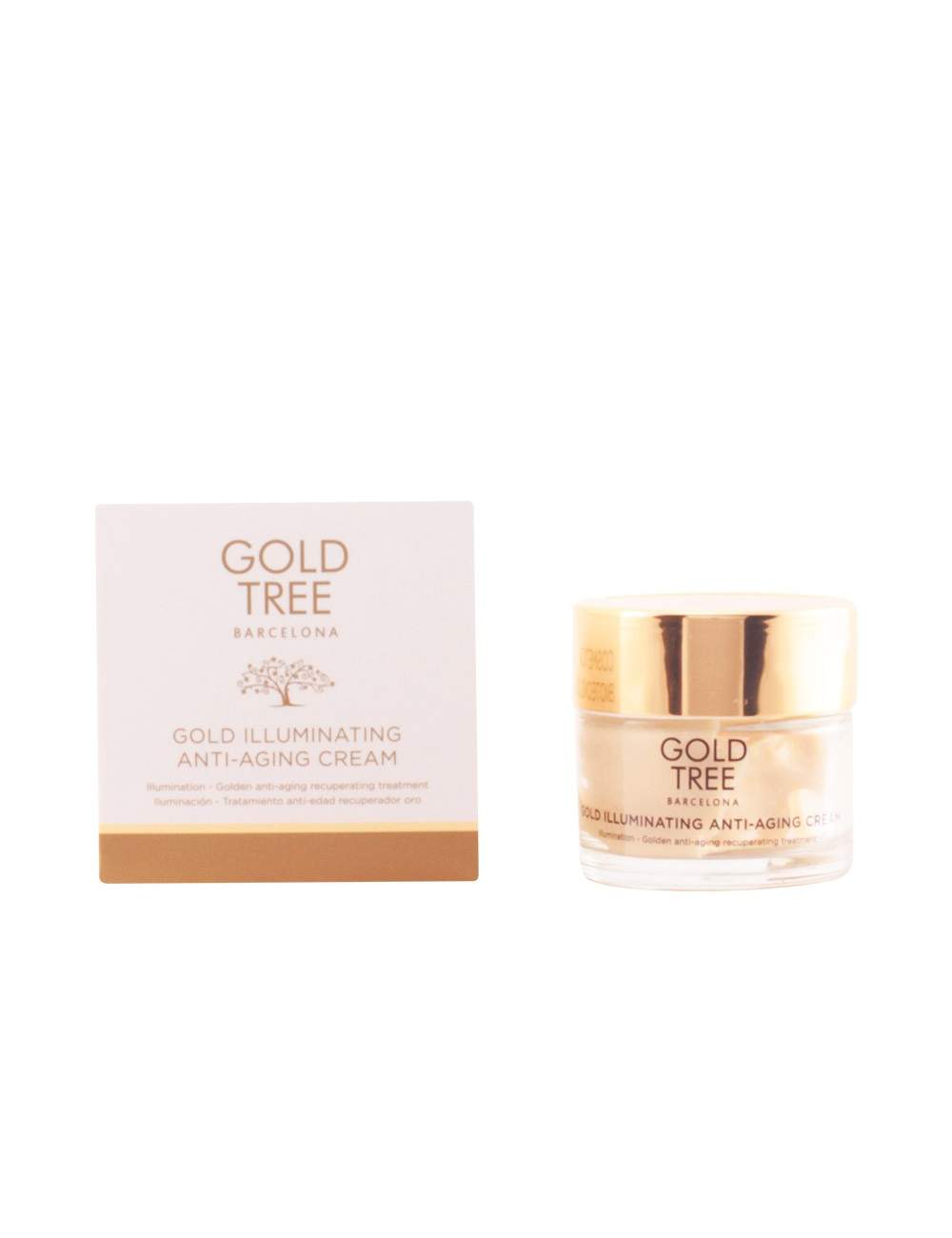 Crema Facial Antiedad Natural con Proteínas de Soja y Oro. Gold Tree Barcelona Crema Facial Antiedad Natural con Proteínas de Soja y Oro. Gold Tree Barcelona