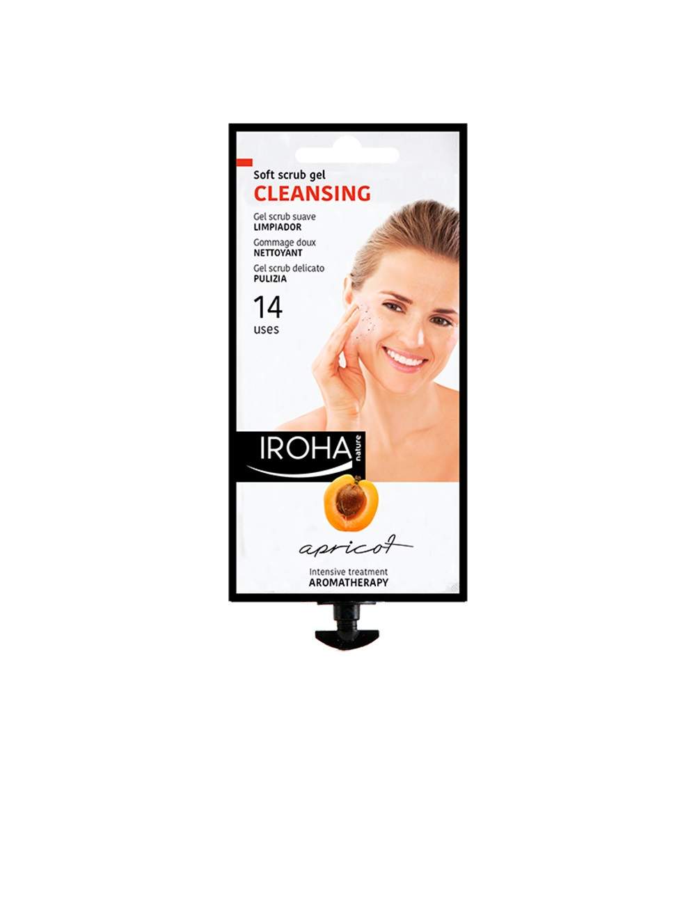Gel Limpiador Facial Suave Natural Albaricoque. Iroha Nature. Gel Limpiador Facial Suave Natural Albaricoque. Iroha Nature.