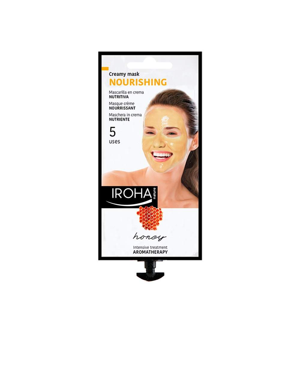 Masque Facial Naturel Nutritif de Miel en Crème. Iroha Nature. Masque Facial Naturel Nutritif de Miel en Crème. Iroha Nature.