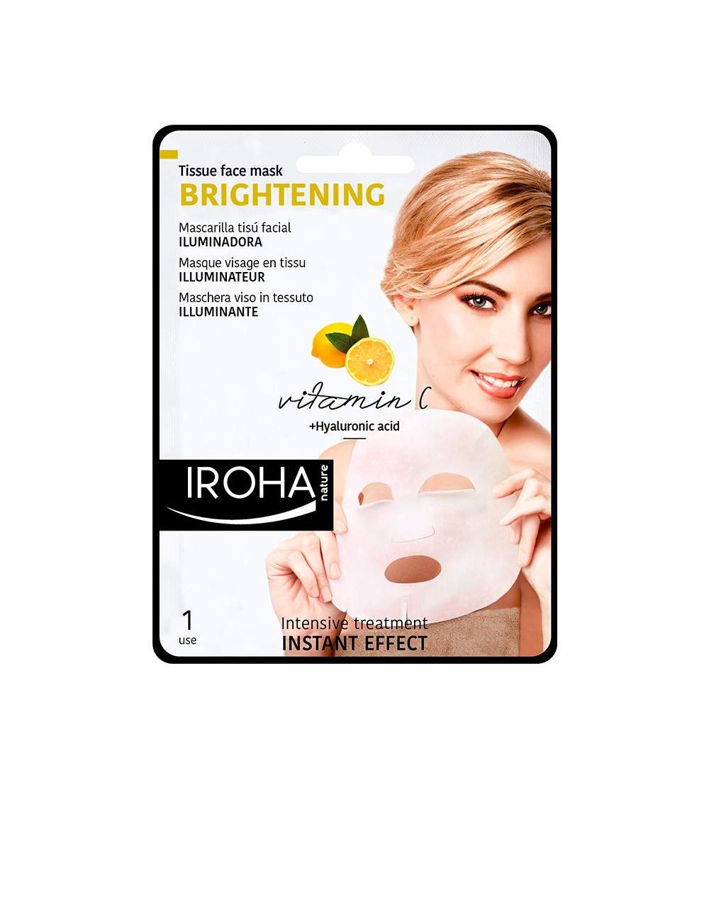 Mascarilla Facial Natural Iluminadora con Vitamina C Tisú. Iroha Nature. Mascarilla Facial Natural Iluminadora con Vitamina C Tisú. Iroha Nature.