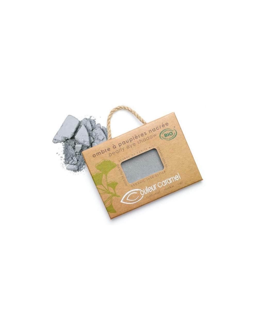 Ombre à Paupières Bio Nacré 24 Grey. Couleur Caramel Ombre à Paupières Bio Nacré 24 Grey. Couleur Caramel