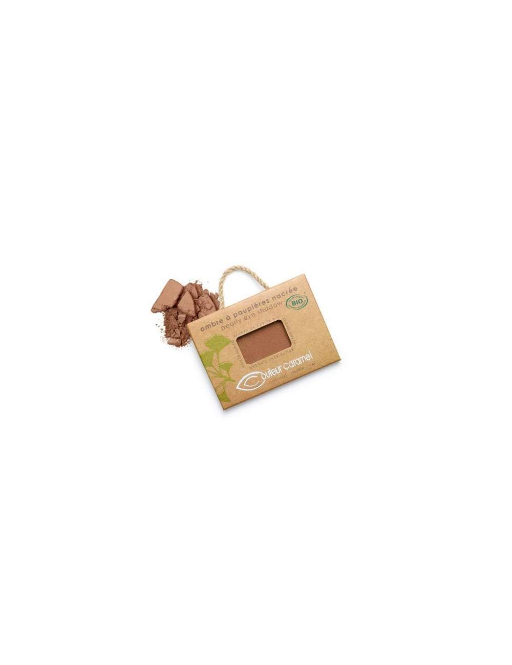 Ombre à Paupières Bio Nacré 52 Brown Copper. Couleur Caramel Ombre à Paupières Bio Nacré 52 Brown Copper. Couleur Caramel