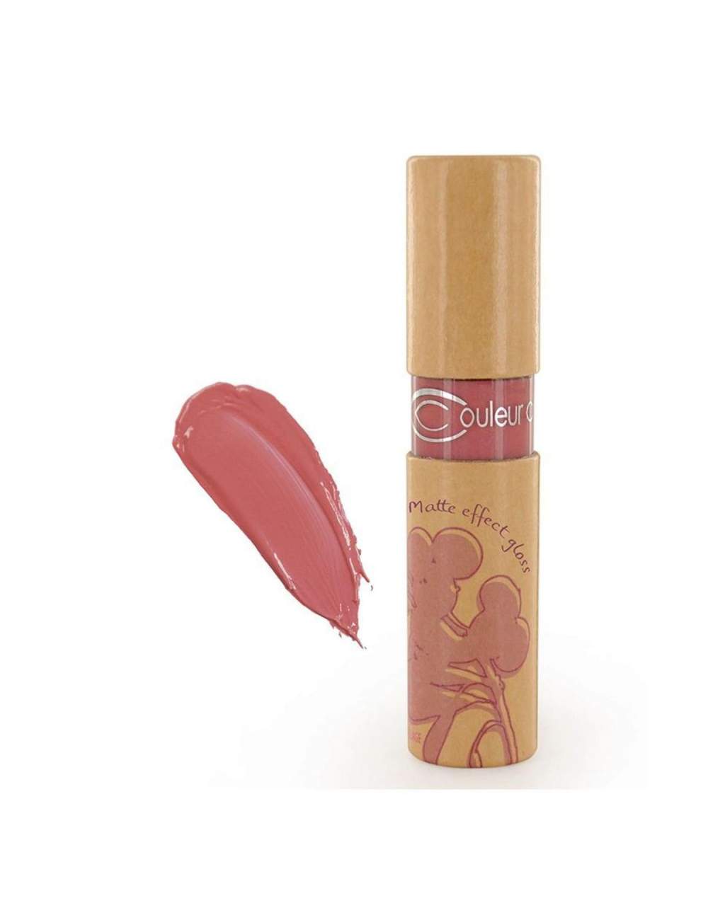 Gloss Bio Efecto Mate 842 Rose Clair. Couleur Caramel