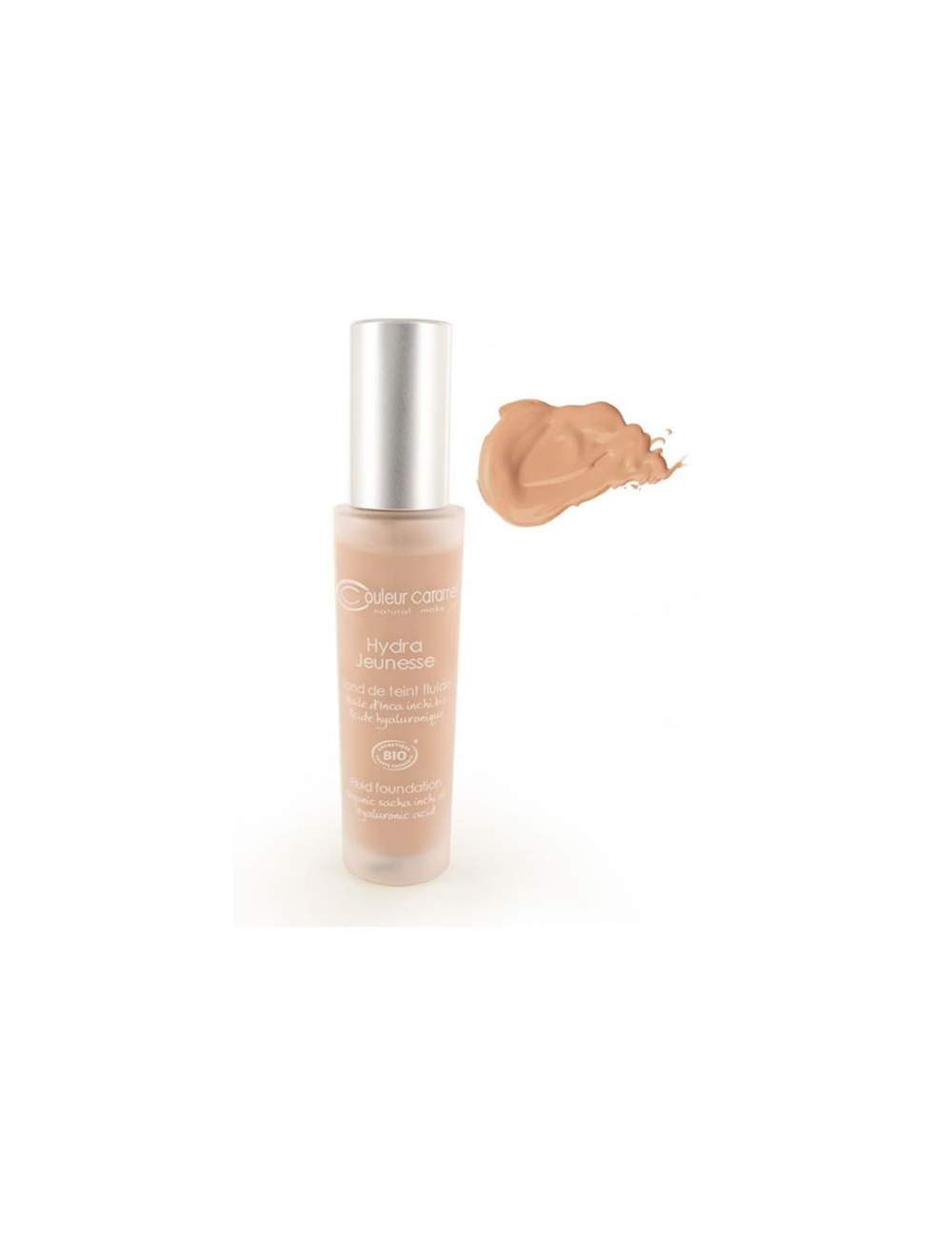 Fond de Teint Bio Hydra Jeunesse 24 Sand. Couleur Caramel Fond de Teint Bio Hydra Jeunesse 24 Sand. Couleur Caramel