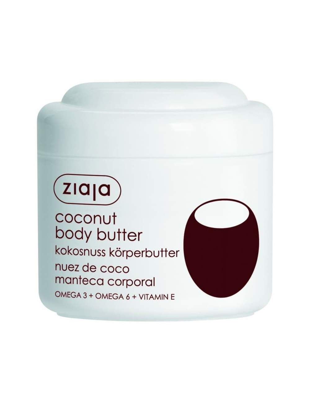 Crema Corporal Natural de Manteca de Coco. Ziaja. Crema Corporal Natural de Manteca de Coco. Ziaja.
